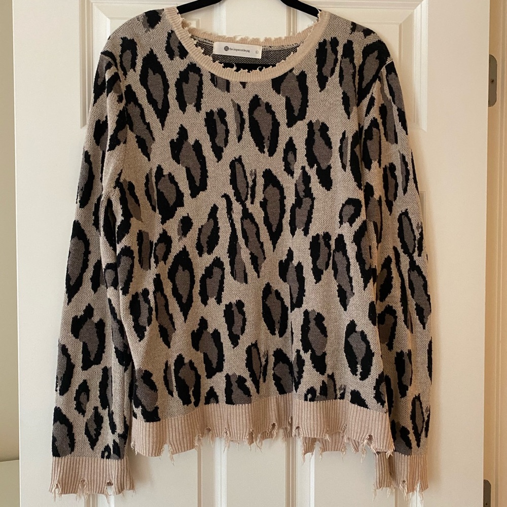 The Impeccable Pig Leopard Print Sweater!
